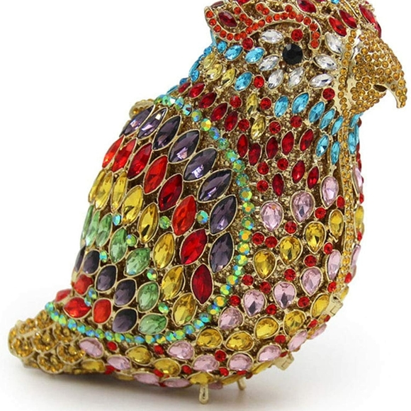 Parrot Crystal Clutch - Picture 4 of 7